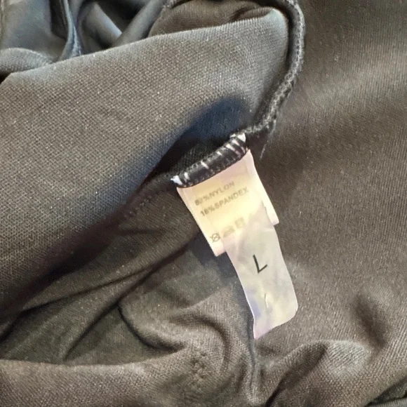 Solid Black Off-Shoulder ruffled Swimsuit removable straps NWOT - Picture 10 of 11